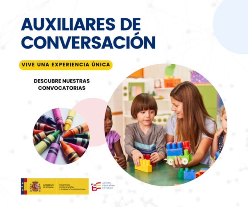 Publicada la convocatoria del MEFP de auxiliares de conversación españoles en el extranjero, curso 2023-2024